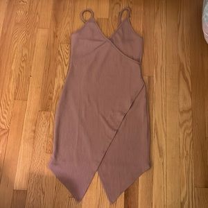 Charlotte Russe pink v-neck dress